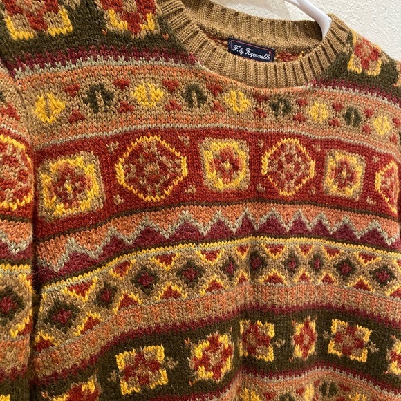 F. by Faconnable Alpaca wool pullover Sweater size M Unisex - Picture 4 of 7